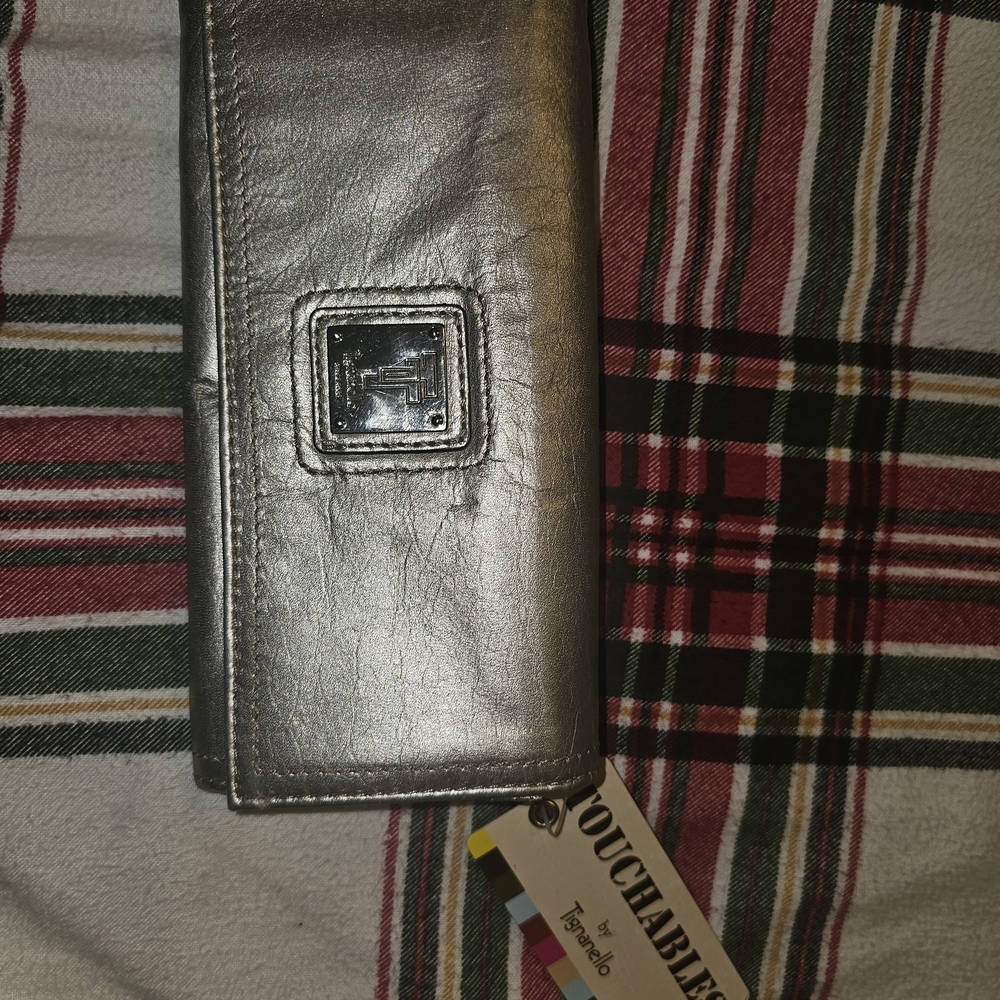 Tignanello Silver Metallic Wallet